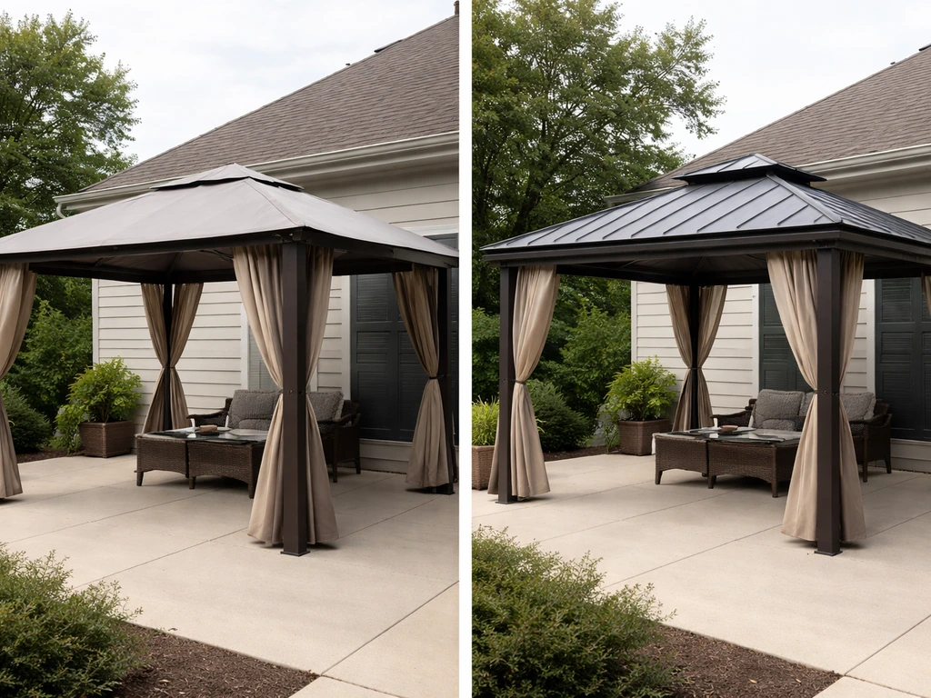 Soft Top Patio Gazebo vs Hard Top: Buying Guide