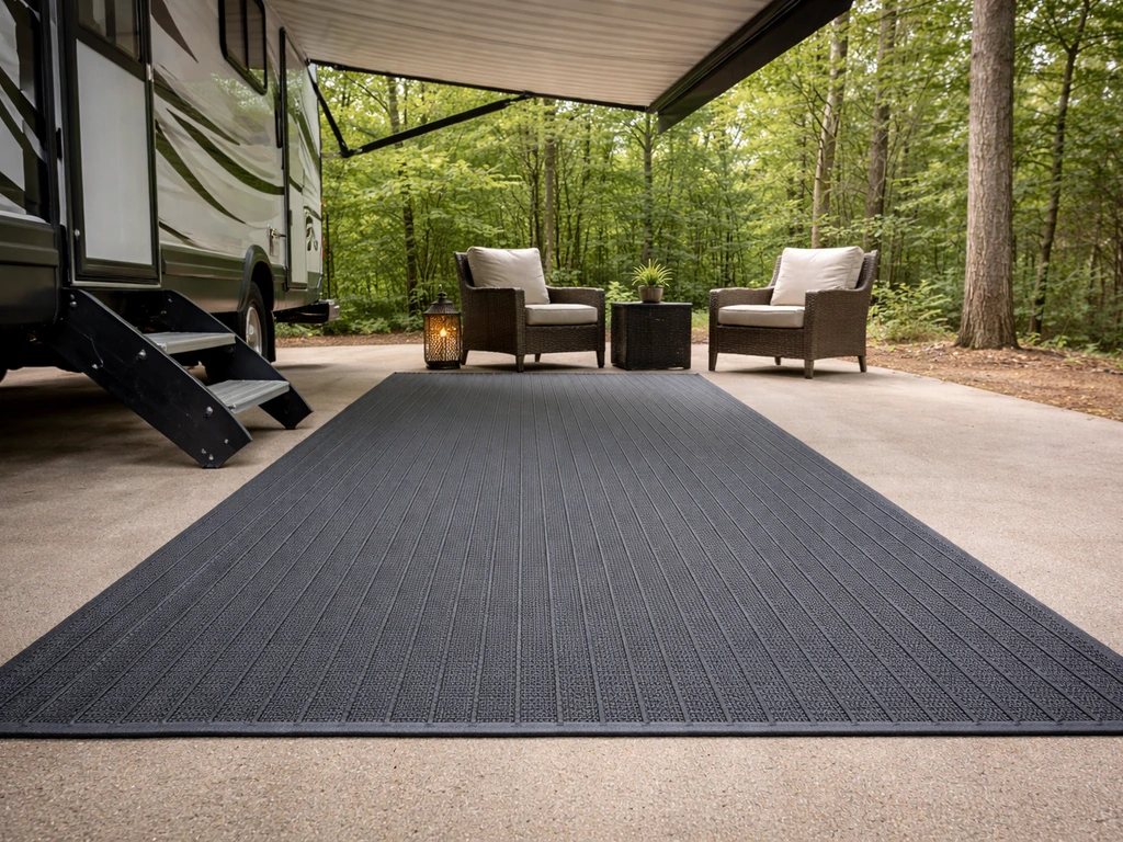 Best RV Patio Mats Guide: Choose Size, Material, Grip